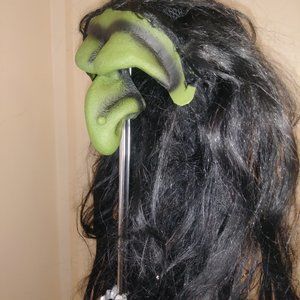 Vintage Halloween Witch Wig Mask